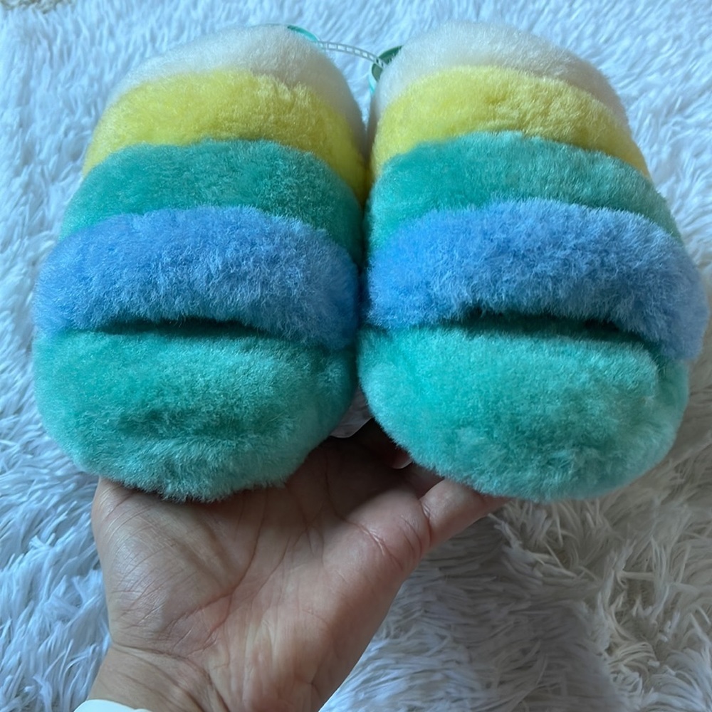 Ugg Yeti Fluff Yeah Multi-Color Slides - image 3